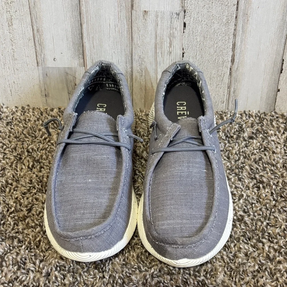 Crevo‎ Boy’s Charcoal Slip-On Loafers Size 2